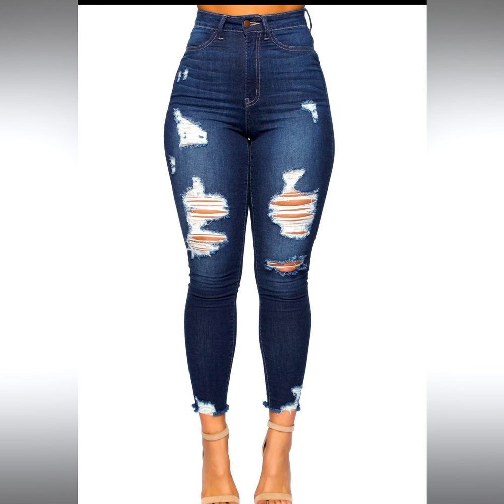 NWT- Don't Cha Wish Ankle Jean
